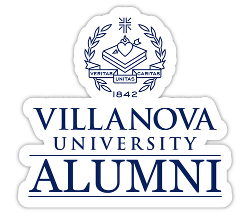 Villanova Wildcats 4-Inch Alumni 4-Pack NCAA Vinyl Sticker - Durable School Spirit Decal