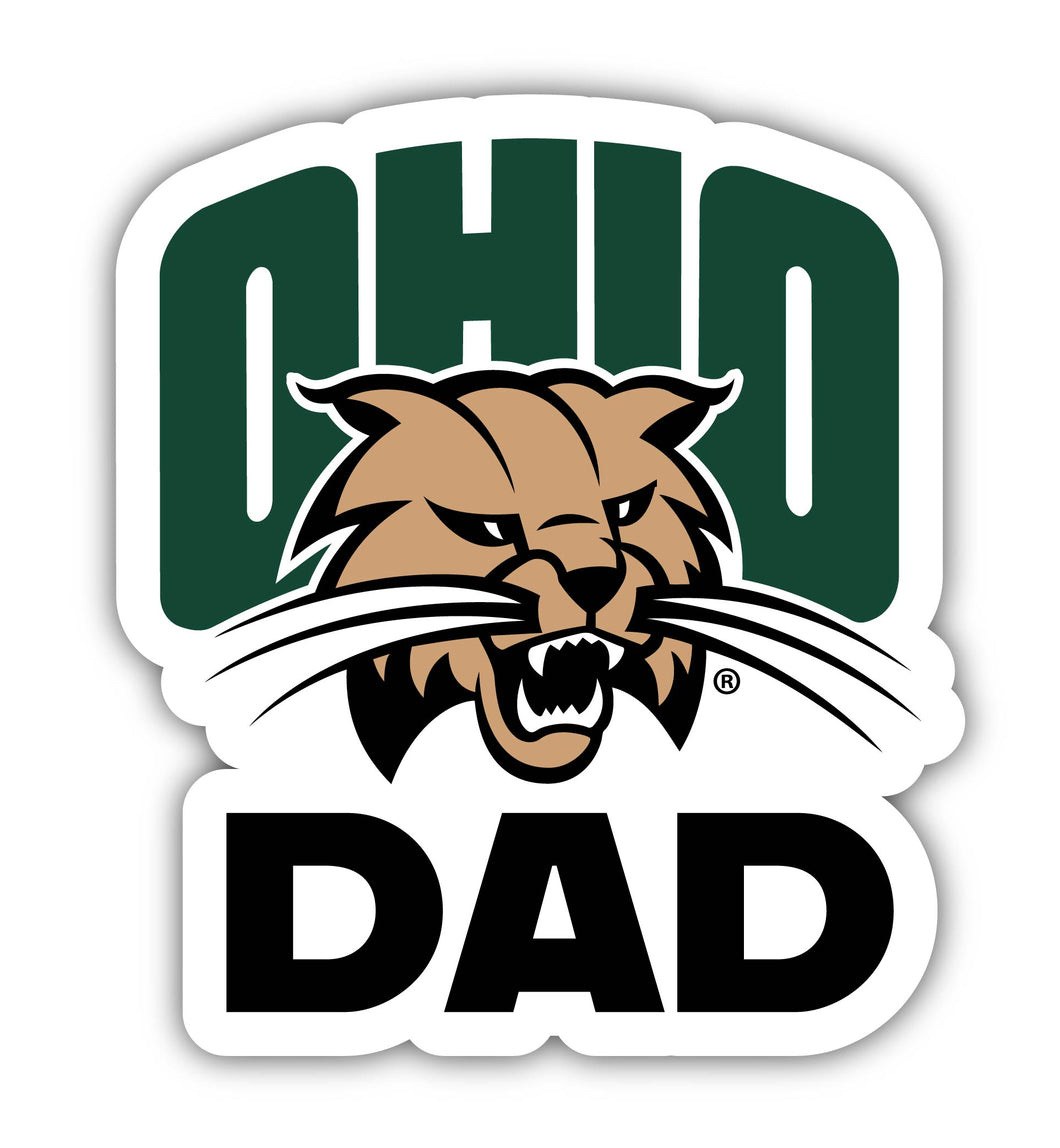 Ohio University 4-Inch Proud Dad Vinyl Decal Sticker Officially Licensed Collegiate Product