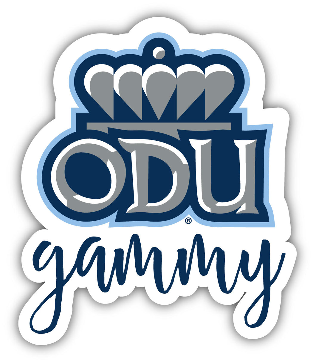 Old Dominion Monarchs 4-Inch Proud Gammy NCAA - Durable School Spirit Vinyl Decal Perfect Gift for Grandma