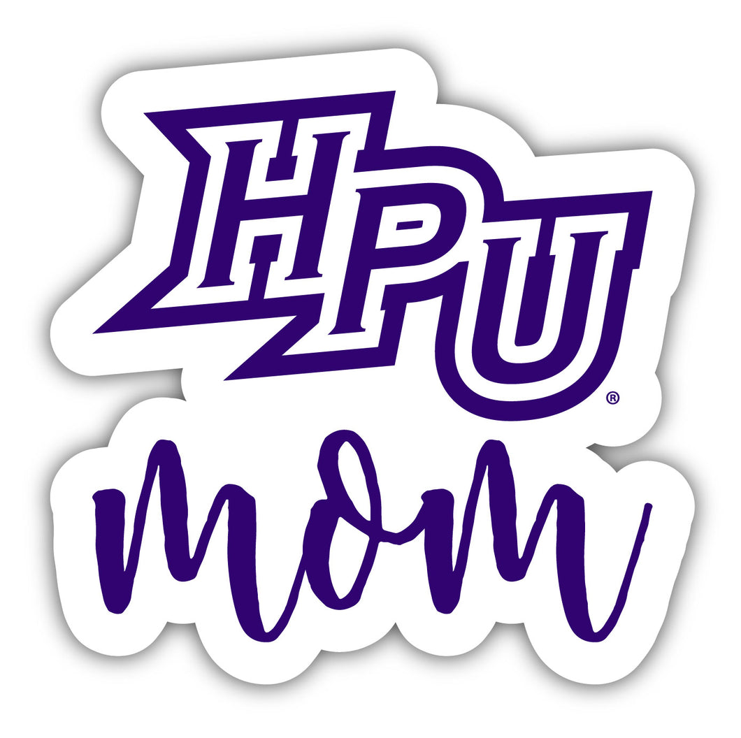 High Point University 4-Inch Proud Mom Vinyl Decal Sticker Officially Licensed Collegiate Product