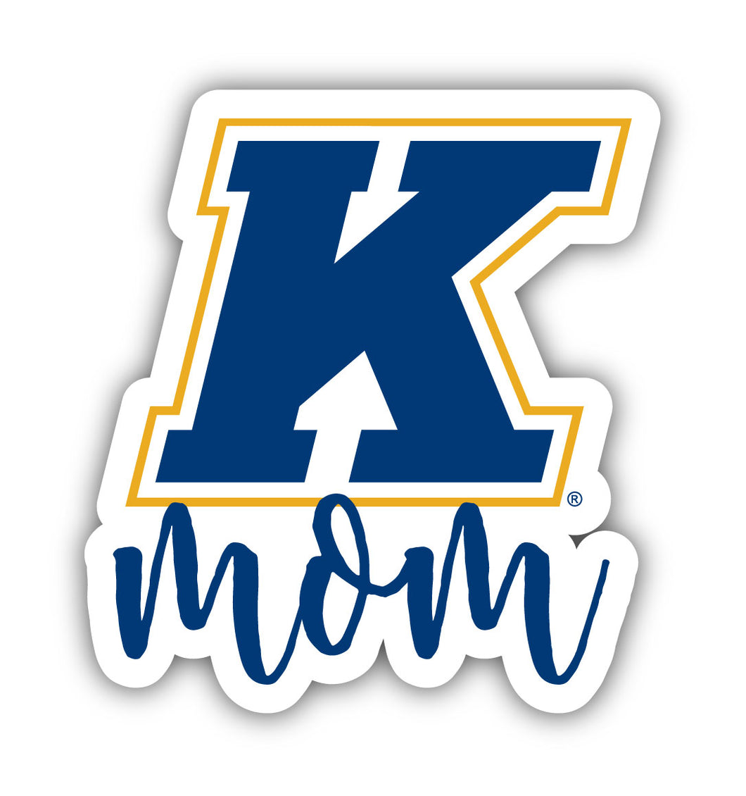 Kent Golden Flashes 4-Inch Proud Mom Vinyl Decal Sticker Officially Licensed Collegiate Product