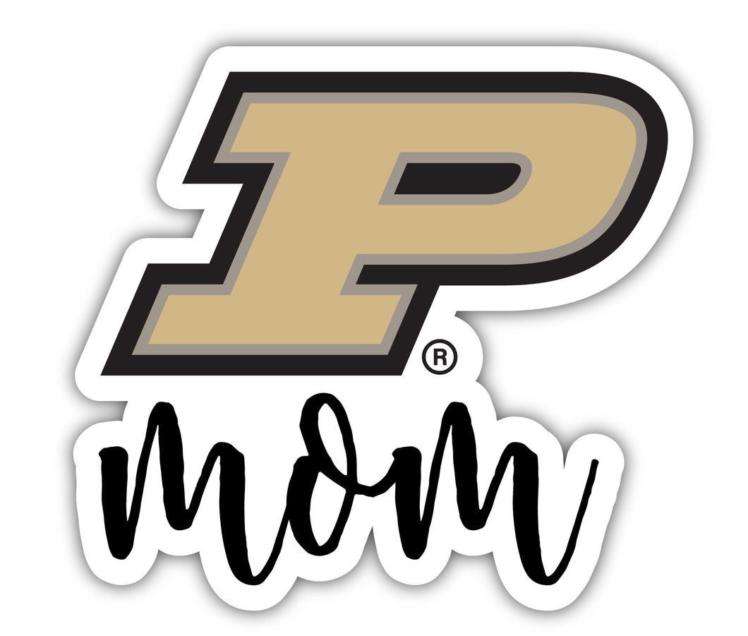 Purdue Boilermakers 4-Inch Proud Mom Vinyl Decal Sticker Officially Licensed Collegiate Product