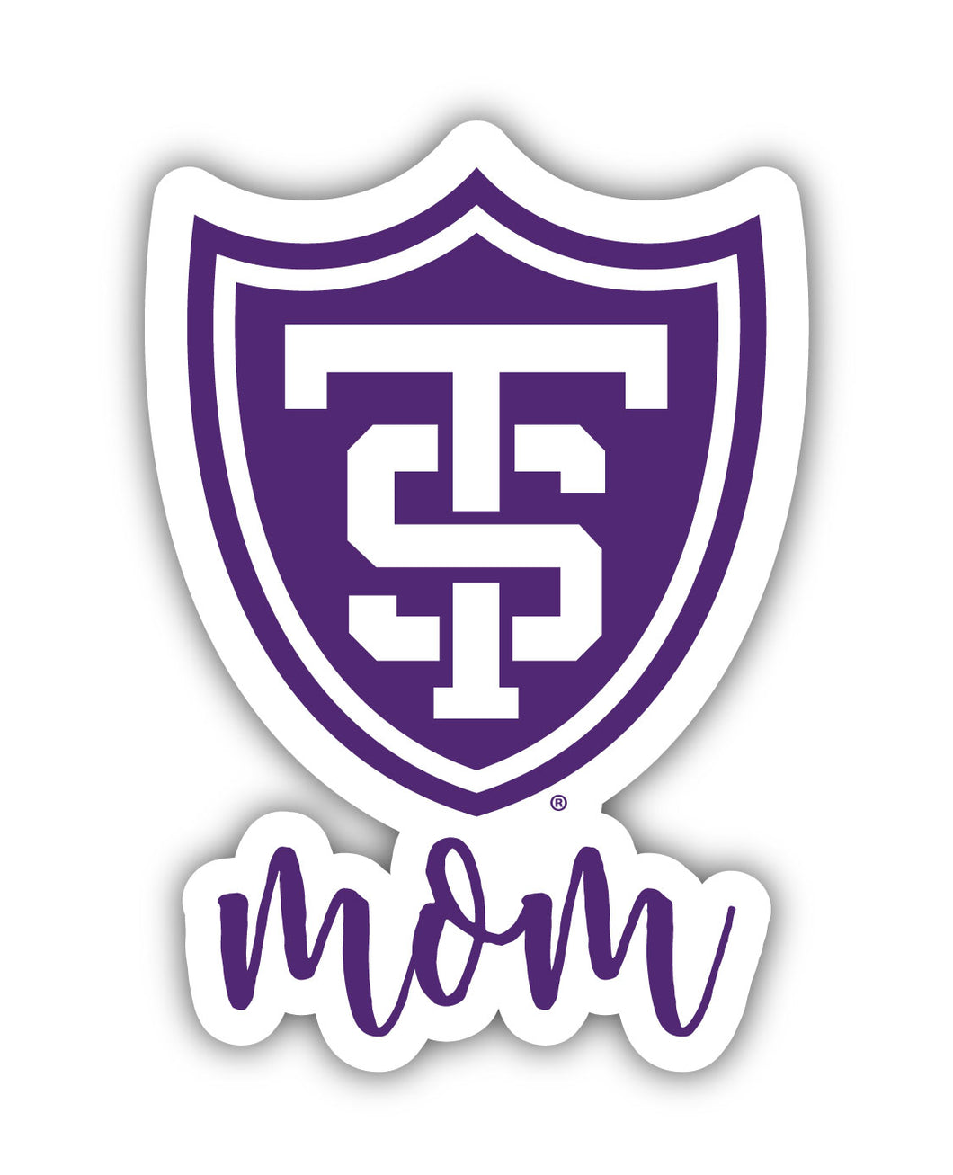 University of St. Thomas 4-Inch Proud Mom Vinyl Decal Sticker Officially Licensed Collegiate Product