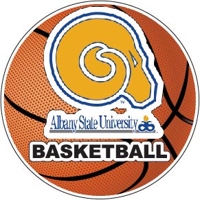 Albany State University 4-Inch Basketball Vinyl Decal Officially Licensed Collegiate Product 