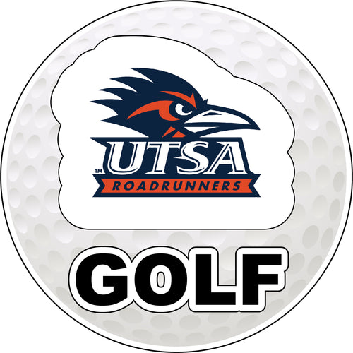 UTSA Road Runners 4-Inch Golf Vinyl Decal Officially Licensed Collegiate Product 