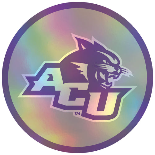 Abilene Christian University 2-Inch Holographic Vinyl Decal Sticker Officially Licensed Collegiate Product Single