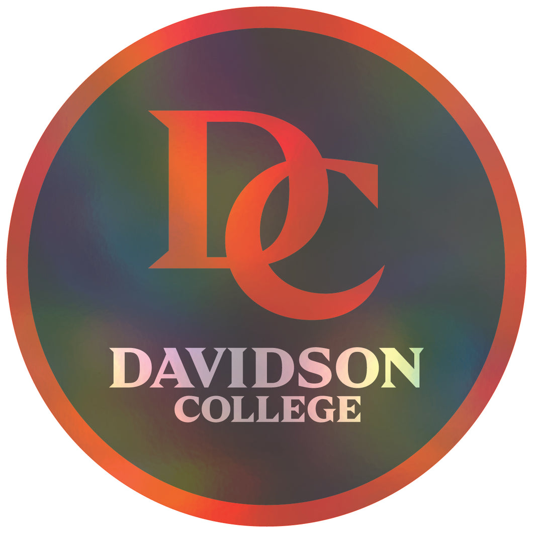 Davidson College 2-Inch Holographic Vinyl Decal Sticker Officially Licensed Collegiate Product Single