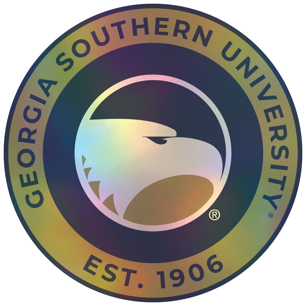 Georgia Southern Eagles 2-Inch Holographic Vinyl Decal Sticker Officially Licensed Collegiate Product Single