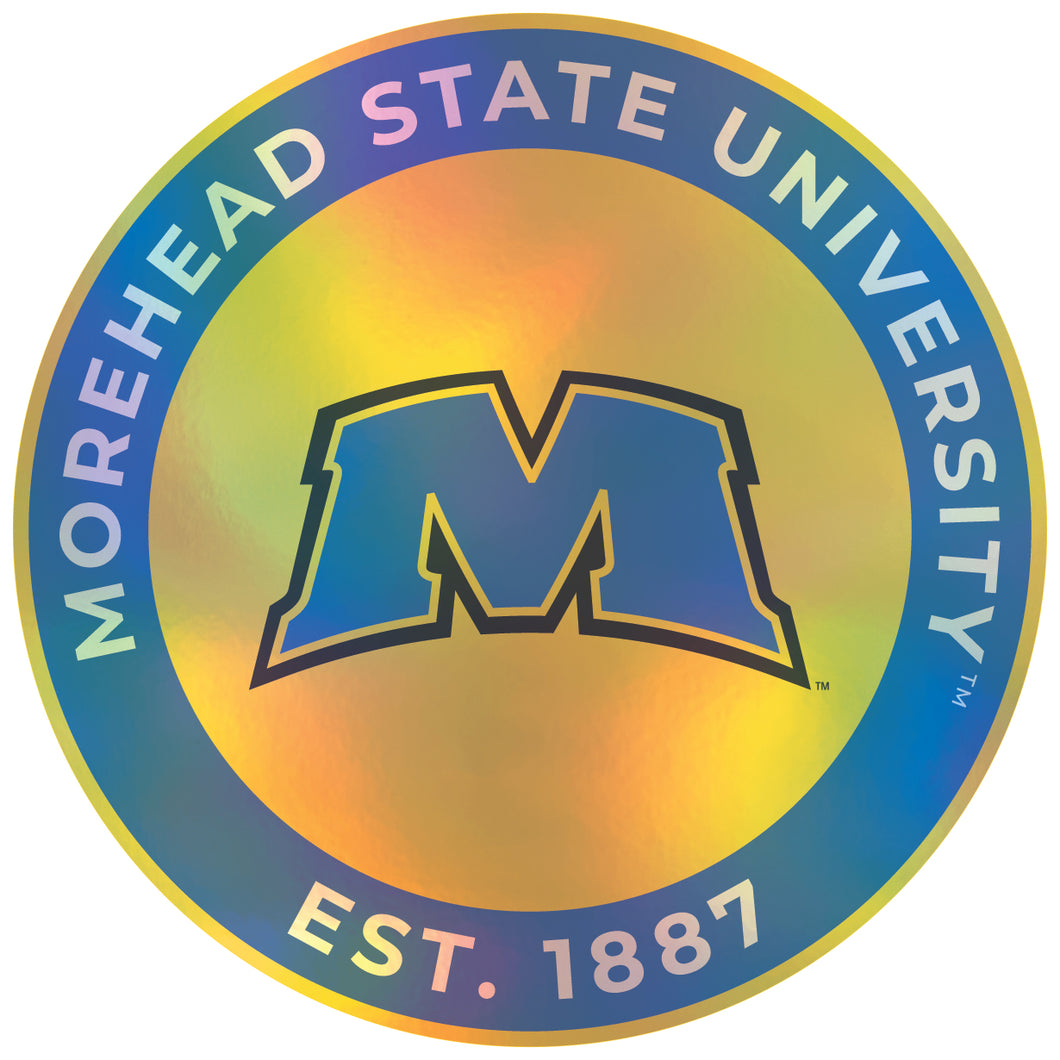 Morehead State University 4-Inch Holographic Vinyl Decal Sticker Officially Licensed Collegiate Product Single