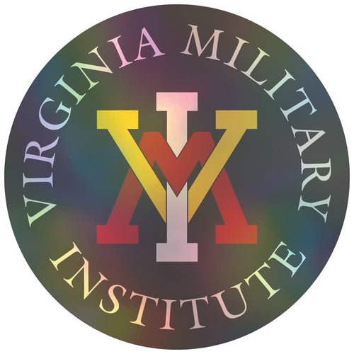 VMI Keydets 6-Inch Holographic Vinyl Decal Sticker Officially Licensed Collegiate Product Single