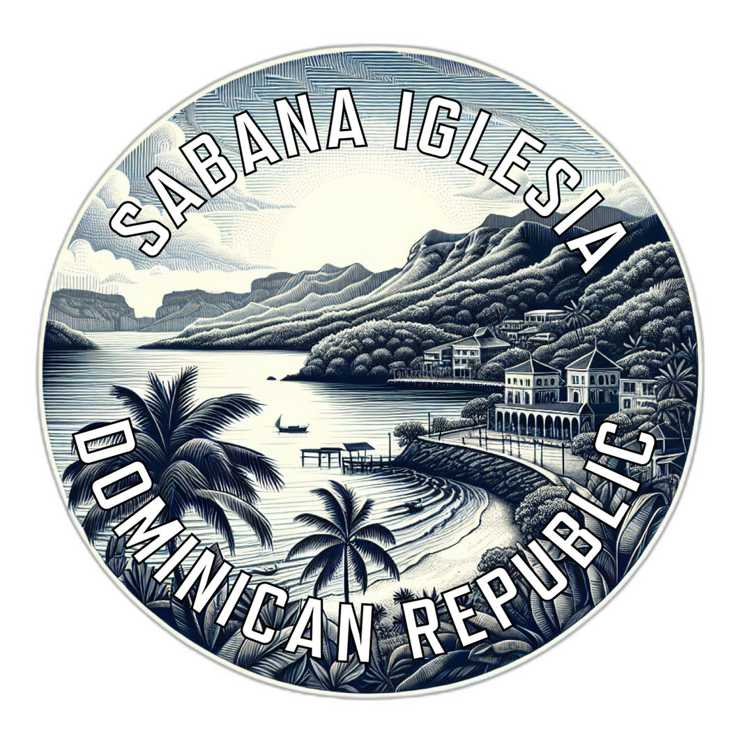 Sabana Iglesia Dominican Republic Souvenir Die Cut Flat Magnet 2-Inch