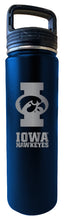 Load image into Gallery viewer, Iowa Hawkeyes 32 oz Engraved Insulated Stainless Steel Tumbler Water Bottle with Screw on Lid Officially Licensed Collegiate Product
