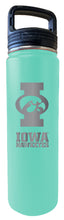 Load image into Gallery viewer, Iowa Hawkeyes 32 oz Engraved Insulated Stainless Steel Tumbler Water Bottle with Screw on Lid Officially Licensed Collegiate Product
