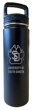 Load image into Gallery viewer, South Dakota Coyotes 32 oz Engraved Insulated Stainless Steel Tumbler Water Bottle with Screw on Lid Officially Licensed Collegiate Product Black
