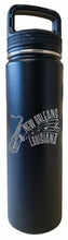 Load image into Gallery viewer, New Orleans Louisiana Souvenir 32 oz Engraved Insulated Stainless Steel Tumbler Water Bottle with Screw on Lid
