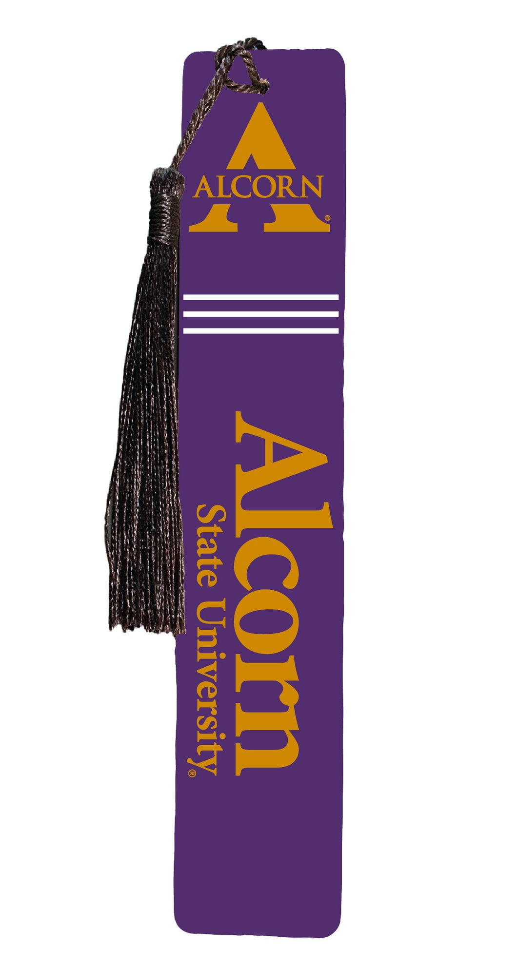 Alcorn State Braves Wooden Bookmark with Tassel Officially Licensed Collegiate Product Single