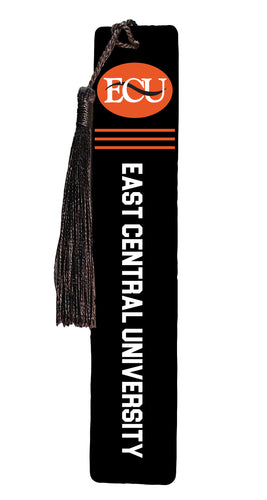 East Central University Tigers Wooden Bookmark with Tassel Officially Licensed Collegiate Product 4-Pack