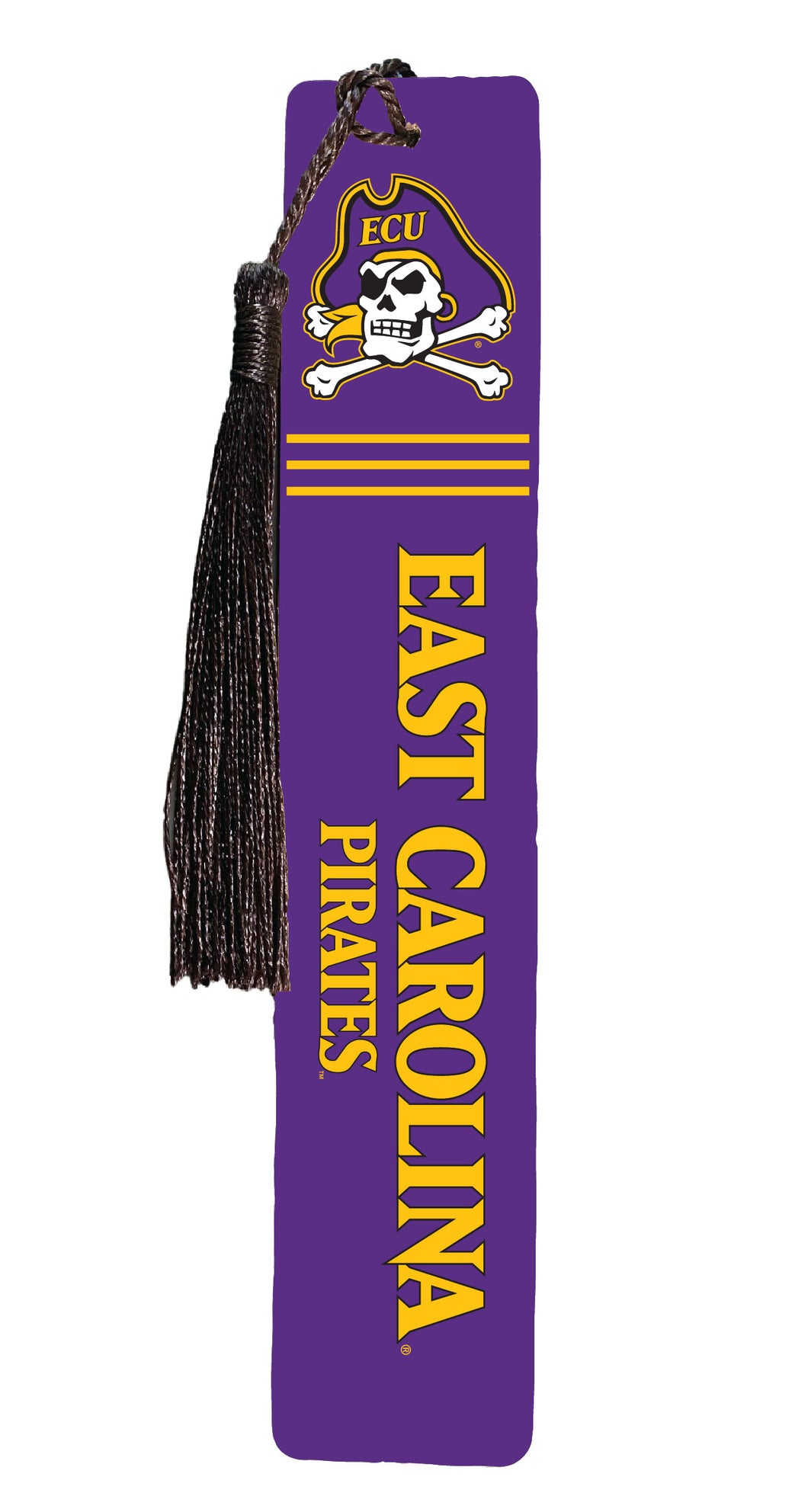 East Carolina Pirates Wooden Bookmark with Tassel Officially Licensed Collegiate Product 4-Pack