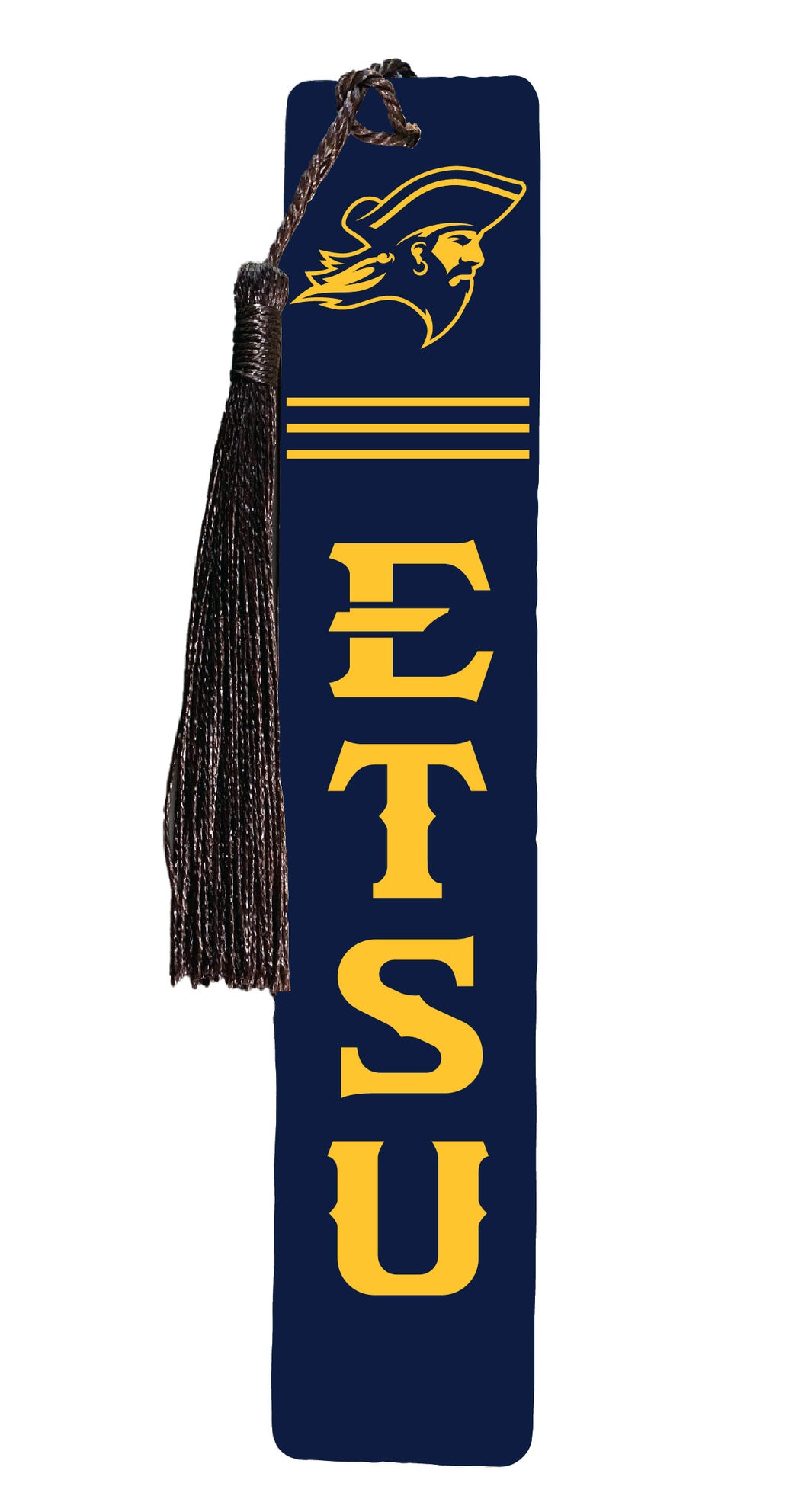 East Tennessee State University Wooden Bookmark with Tassel Officially Licensed Collegiate Product Single