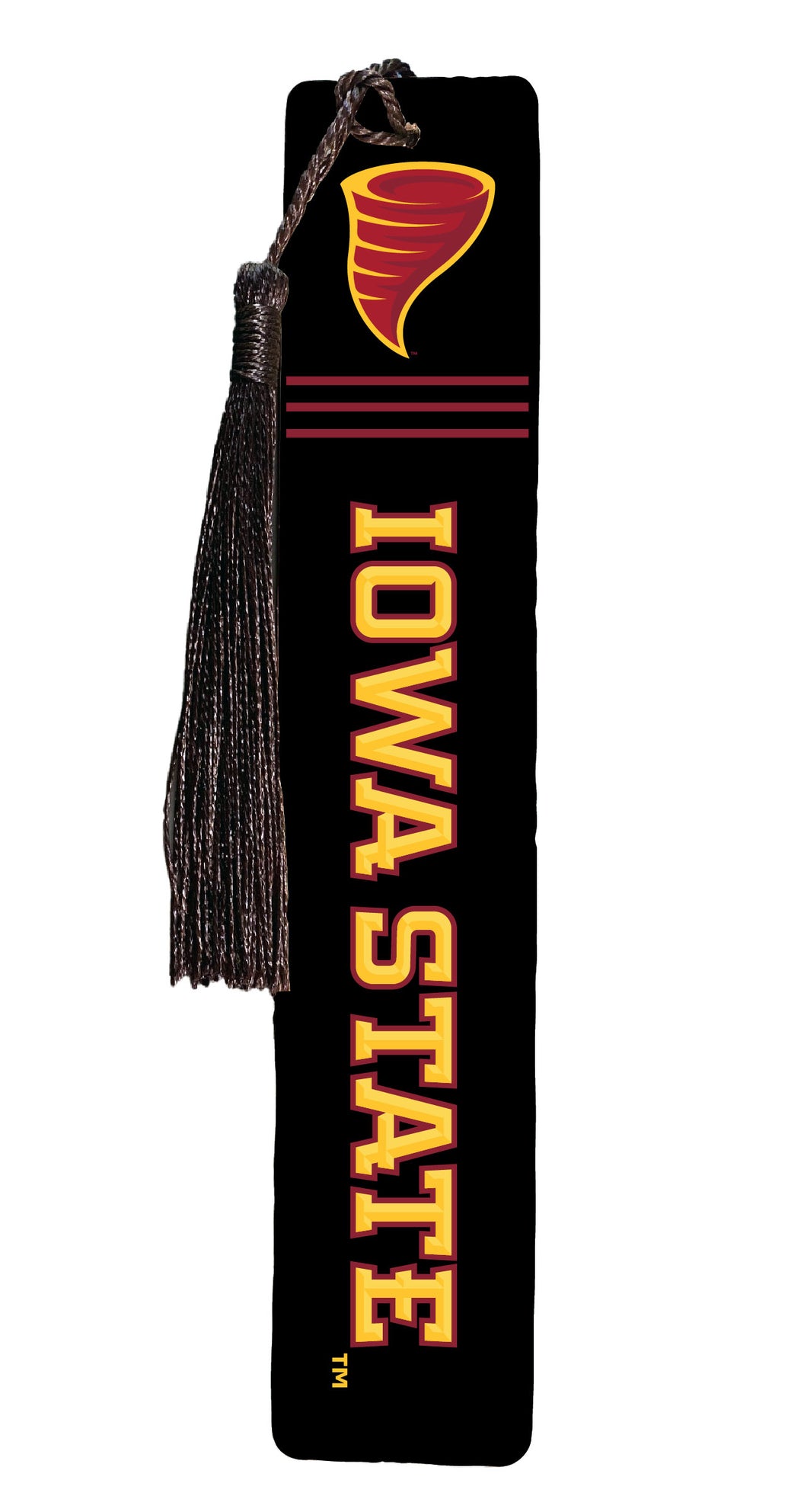 Iowa State Cyclones Wooden Bookmark with Tassel Officially Licensed Collegiate Product 4-Pack