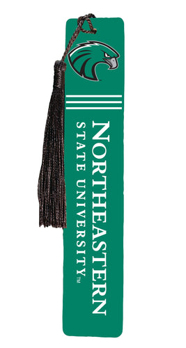 Northeastern State University Riverhawks Wooden Bookmark with Tassel Officially Licensed Collegiate Product 4-Pack