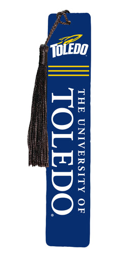 Toledo Rockets Wooden Bookmark with Tassel Officially Licensed Collegiate Product 4-Pack