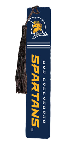 North Carolina Greensboro Spartans Wooden Bookmark with Tassel Officially Licensed Collegiate Product Single