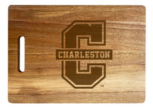 Load image into Gallery viewer, College of Charleston Engraved Wooden Cutting Board 10&quot; x 14&quot; Acacia Wood Officially Licensed Collegiate Product
