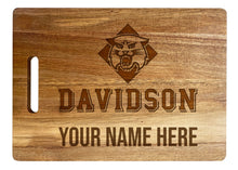 Load image into Gallery viewer, Davidson College Customizable Engraved Wooden Cutting Board 10&quot; x 14&quot; Acacia Wood Officially Licensed Collegiate Product
