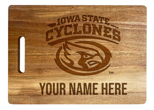 Iowa State Cyclones Customizable Engraved Wooden Cutting Board 10