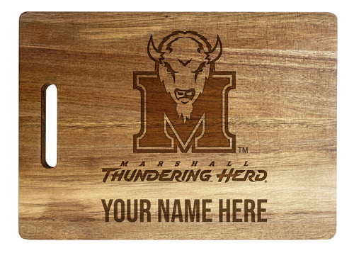 Marshall Thundering Herd Customizable Engraved Wooden Cutting Board 10