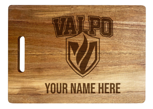 Valparaiso University Customizable Engraved Wooden Cutting Board 10