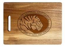 Load image into Gallery viewer, East Central University Tigers Classic Acacia Wood Cutting Board - Small Corner Logo
