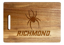 Load image into Gallery viewer, Richmond Spiders Classic Acacia Wood Cutting Board - Small Corner Logo
