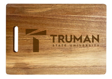 Load image into Gallery viewer, Truman State University Engraved Wooden Cutting Board 10&quot; x 14&quot; Acacia Wood - Large Engraving Officially Licensed Collegiate Product
