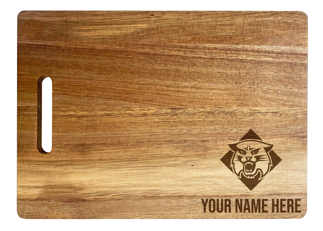 Davidson College Customizable Engraved Wooden Cutting Board 10