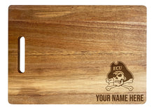 Load image into Gallery viewer, East Carolina Pirates Customizable Engraved Wooden Cutting Board 10&quot; x 14&quot; Acacia Wood Officially Licensed Collegiate Product Small Engraving
