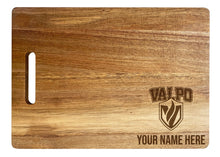 Load image into Gallery viewer, Valparaiso University Customizable Engraved Wooden Cutting Board 10&quot; x 14&quot; Acacia Wood Officially Licensed Collegiate Product
