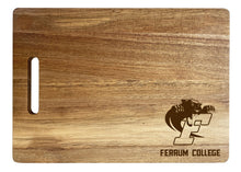 Load image into Gallery viewer, Ferrum College Engraved Wooden Cutting Board 10&quot; x 14&quot; Acacia Wood Officially Licensed Collegiate Product
