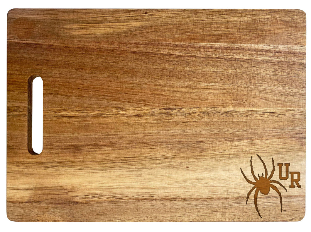 Richmond Spiders Classic Acacia Wood Cutting Board - Small Corner Logo