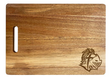 Load image into Gallery viewer, Southern Wesleyan University Engraved Wooden Cutting Board 10&quot; x 14&quot; Acacia Wood - Small Engraving Officially Licensed Collegiate Product
