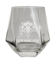 Load image into Gallery viewer, Morehead State University Customizable Stemless Diamond Wine Glass Engraved 10 oz Officially Licensed Collegiate Product Single Unit
