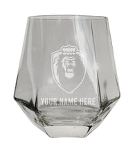 Load image into Gallery viewer, Old Dominion Monarchs Customizable Stemless Diamond Wine Glass Engraved 10 oz Officially Licensed Collegiate Product
