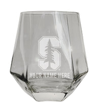 Load image into Gallery viewer, Stanford University Customizable Stemless Diamond Wine Glass Engraved 10 oz Officially Licensed Collegiate Product
