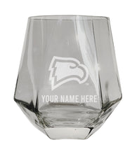 Load image into Gallery viewer, Winthrop University Customizable Stemless Diamond Wine Glass Engraved 10 oz Officially Licensed Collegiate Product
