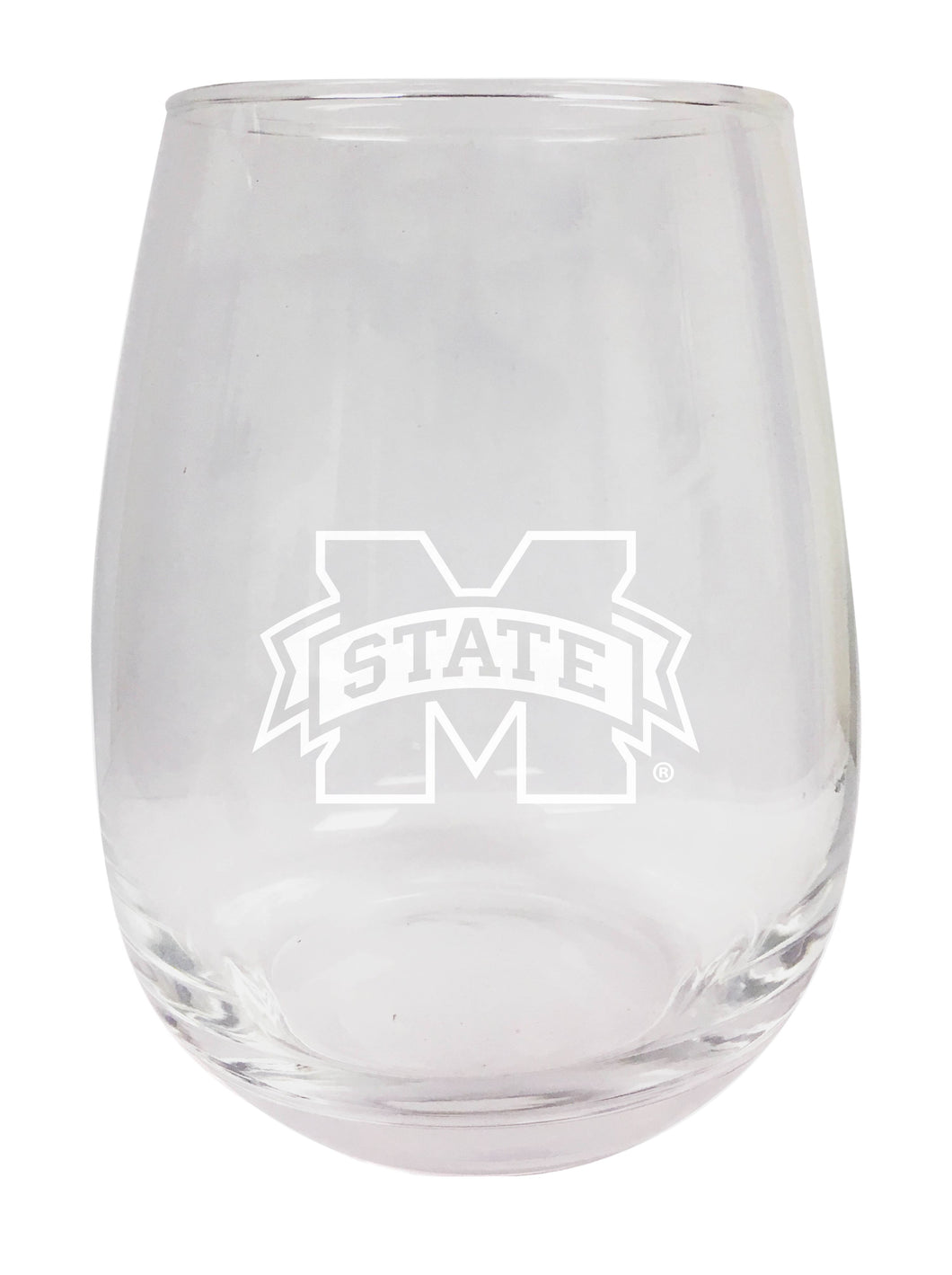 Mississippi State Bulldogs NCAA 15 oz Laser-Engraved Stemless Wine Glass - Perfect for Alumni & Fans