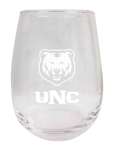 Northern Colorado Bears NCAA 15 oz Laser-Engraved Stemless Wine Glass - Perfect for Alumni & Fans