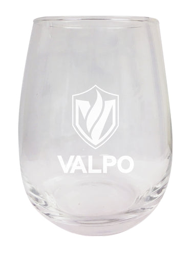 Valparaiso University NCAA 15 oz Laser-Engraved Stemless Wine Glass - Perfect for Alumni & Fans