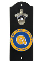 Load image into Gallery viewer, Albany State University Wall Mounted Bottle Opener Black Officially Licensed Collegiate Product Black
