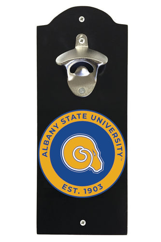 Albany State University Wall Mounted Bottle Opener Black Officially Licensed Collegiate Product Black